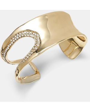 Style & Co. Glass Crystal Cuff Bracelet - White