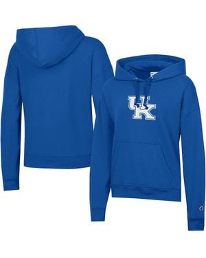Champion Kentucky Wildcats Powerblend Fleece Pullover Hoodie - Blue