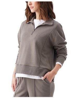 Ripe Maternity Maternity Terry Nursing Sweat - Gray