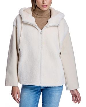 Julia & Stella By Maximilian Hooded Jacket - White