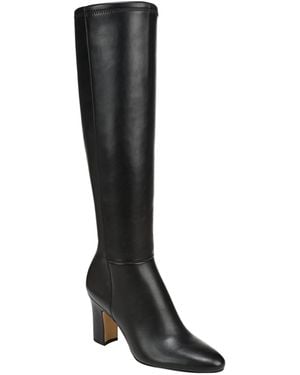 Franco Sarto Flexa Joicy Round Toe Zip Tall Boots - Black
