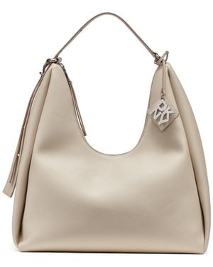 DKNY Elicia Large Hobo Handbag - Gray