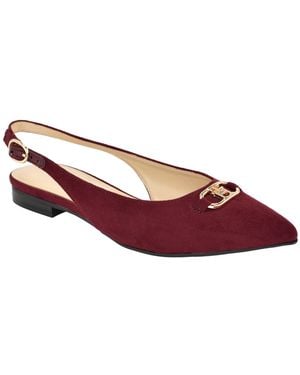Tommy Hilfiger Vesly Pointed Toe Slingback Dress Flats - Red
