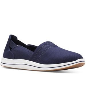 Clarks Cloudsteppers Breeze Step Ii Slip On Sneakers - Blue