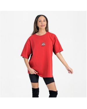 Gameday Couture Ohio State Buckeyes Oversized Back At Ya T-shirt - Red