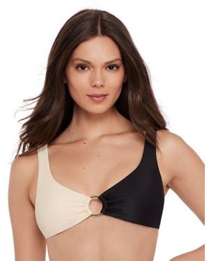 Steve Madden V-neck Ring Bralette Top - Multicolor