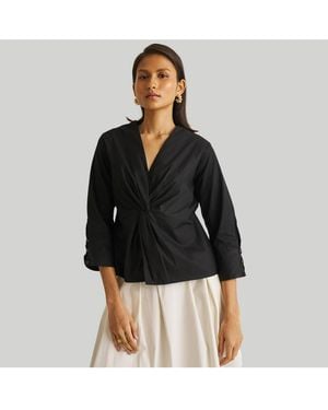 REISTOR Front Twist Top - Black
