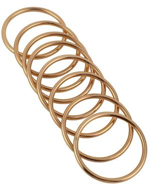 SOH The Metallic-stack Bangle Bracelet