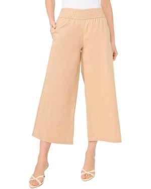 Cece Smock Waist Pull-on Pants - Natural