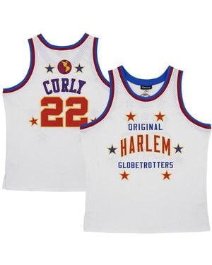RINGS AND CRWNS Curly Neal Harlem Globetrotters Throwback Swingman Jersey - White