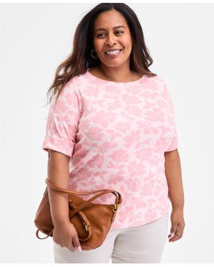 pink tops at macys