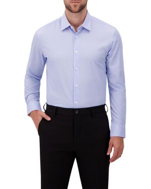 Report Collection 4-way Modern-fit Woven Dress Shirt - Blue