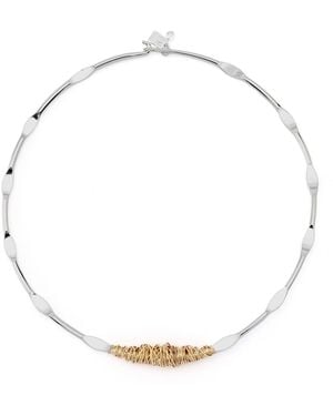 Robert Lee Morris Wire Wrapped Sculpted Collar Necklace - Natural