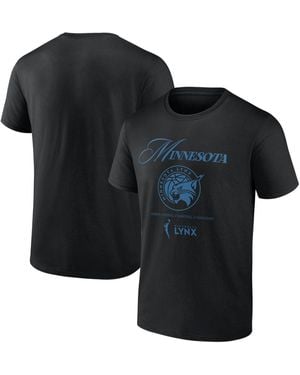 LOGO ATHLETIC Minnesota Lynx In Motion Graphic T-shirt - Black
