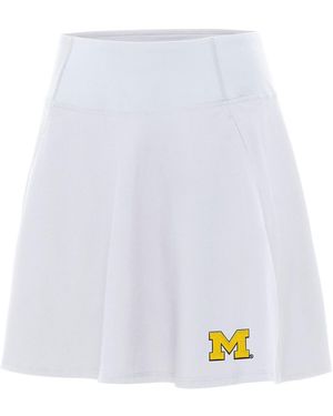 Antigua Michigan Wolverines Chip Skort - White