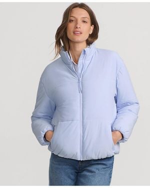 Lands' End Insulated Wide Channel Commuter Jacket - Blue