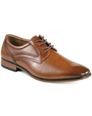 Guess Sameer Tapered Lace Up Dress Oxfords - Brown