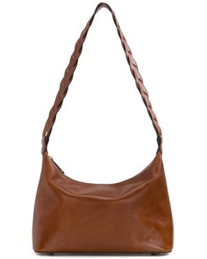 Patricia Nash Milos Zipper Shoulder Bag - Brown