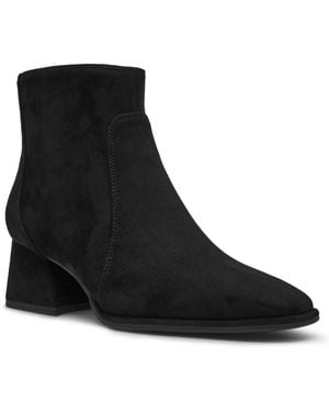 Anne Klein Marelle Slip-on Booties - Black
