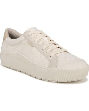 Dr. Scholls Time Off Lace Up Platform Sneakers - White