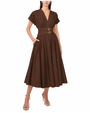 Parker Noa V-neck Dress - Brown