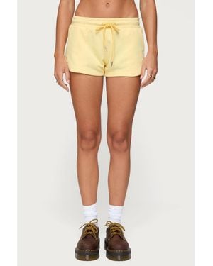Edikted Kordelia Shorts - Yellow
