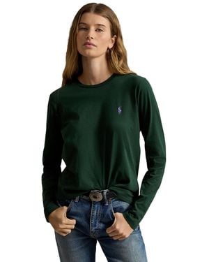 Polo Ralph Lauren Classic Fit Long-sleeve Crewneck T-shirt - Green