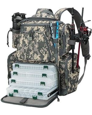 Piscifun Fishing Tackle Backpack - Black