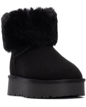 Xti Comfort Ankle Suede Booties By - Black