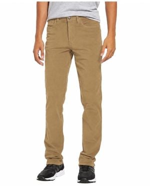 Vintage 1946 Straight-leg Stretch Corduroy Pants - Natural