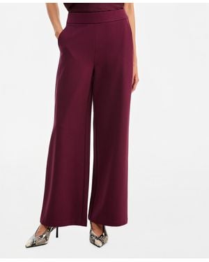 INC International Concepts High-rise Wide-leg Pants - Red