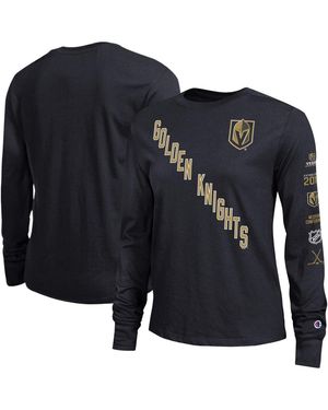 Champion Vegas Golden Knights 2-hit Long Sleeve T-shirt - Blue