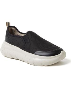 Dearfoams Regrind Crimson Lightweight Slip-on Sneaker - Black