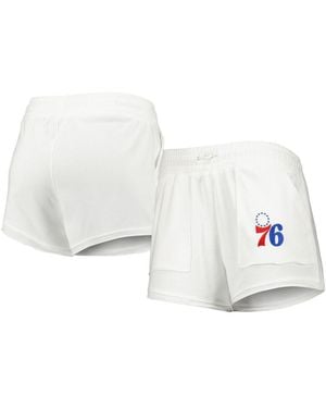 Concepts Sport Philadelphia 76ers Sunray Shorts - White