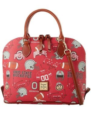 Dooney & Bourke Ohio State Buckeyes Game Day Zip Zip Satchel - Red