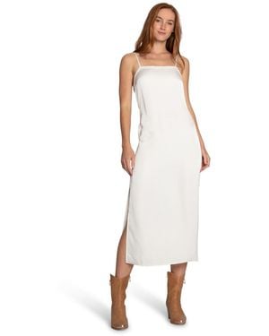Belle & Bloom Smoke And Mirror Midi Slip Dress - White