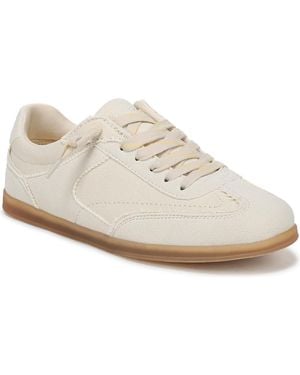 Blowfish Yaz Faux Suede Lace-up Semi-translucent Sole Sneakers - White