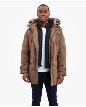 Michael Kors Hooded Bib Snorkel Parka - Multicolor