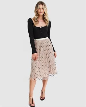 Belle & Bloom Mixed Feeling Reversible Skirt - Multicolor