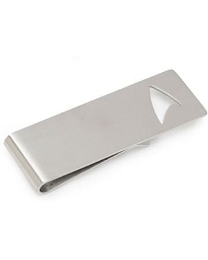 Star Trek Cutout Delta Shield Money Clip - White