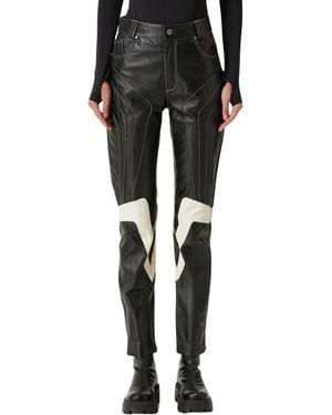 Pcfg Boomerang Leather Pant - Black