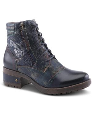 L'ARTISTE Sunsetride Lace-up Boot Mid - Blue