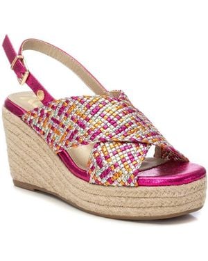 Xti Wedge Sandals By - Pink