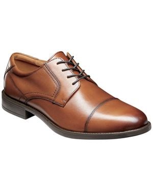 Florsheim Focal Cap-toe Leather Oxford - Brown