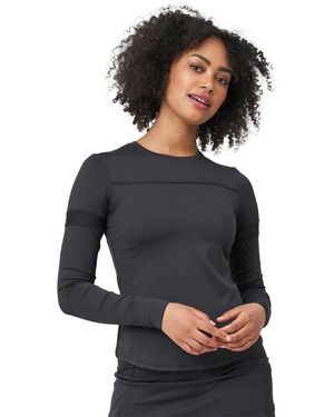 Lija Pacer Long Sleeve Tennis Shirt - Black