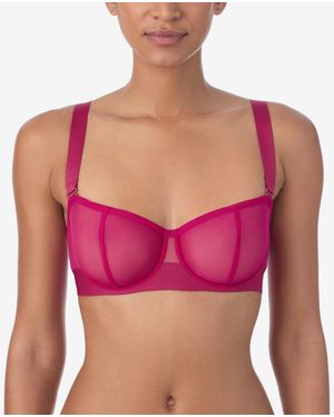 DKNY Sheers Strapless Mesh Bra Dk4939 - Red