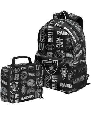 Outerstuff Las Vegas Raiders Backpack And Lunchbox Set - Black