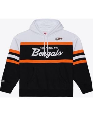 Mitchell & Ness Mitchell Ness Black Cincinnati Bengals Head Coach Hoodie - White