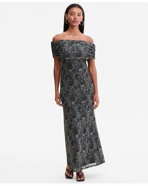 BarIII Off-the-shoulder Maxi Dress - Multicolor