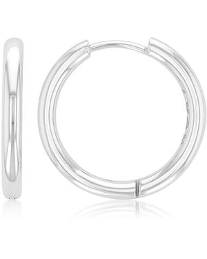 Roxy Waterproof Yellow 20mm Hoop Earrings - White
